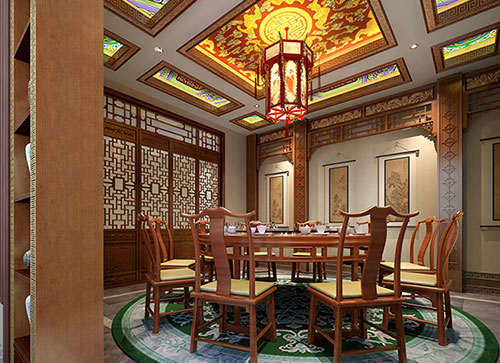 大庆中式古典风格家居装修设计效果图