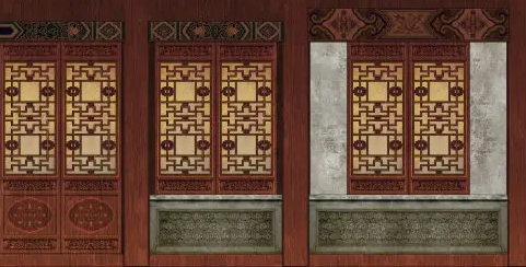大庆隔扇槛窗的基本构造和饰件
